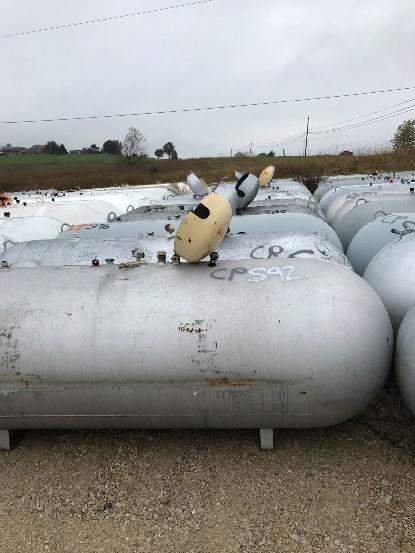 Refurbished propane Tanks